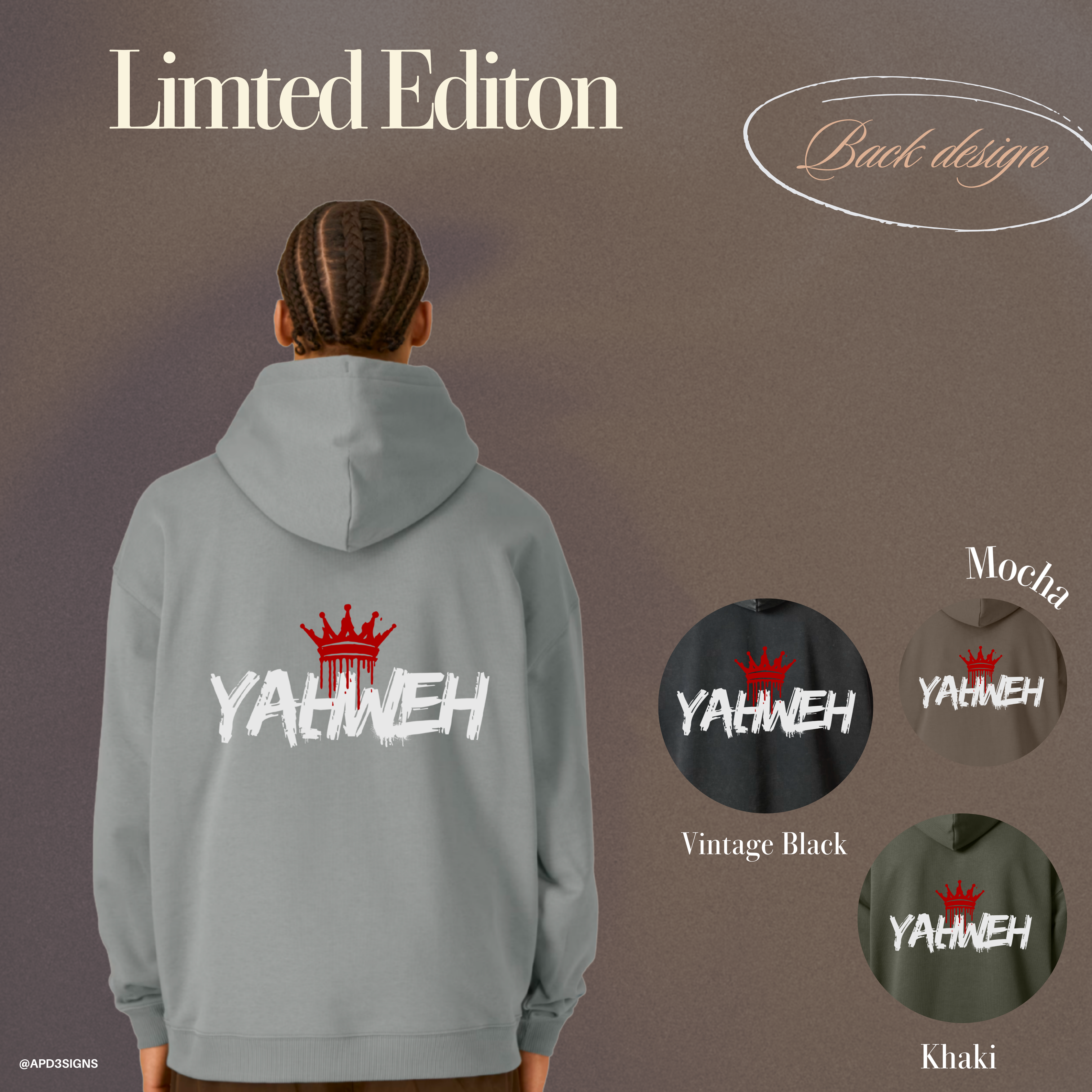 YAHWEH // Unisex Hoodie (Limited edition- Preorder)