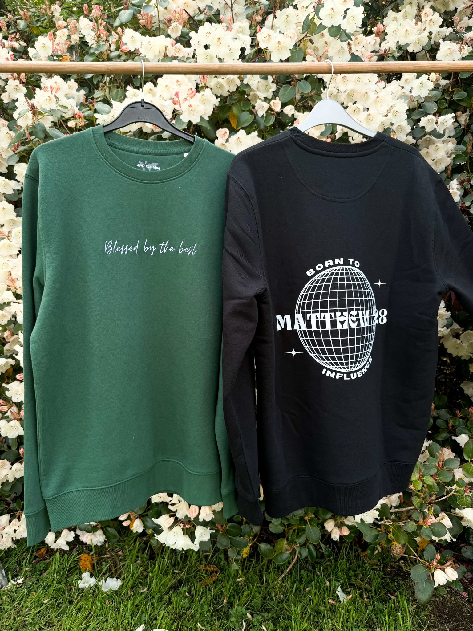 Blessed by the Best (embroidered)  // Unisex Organic Crewneck