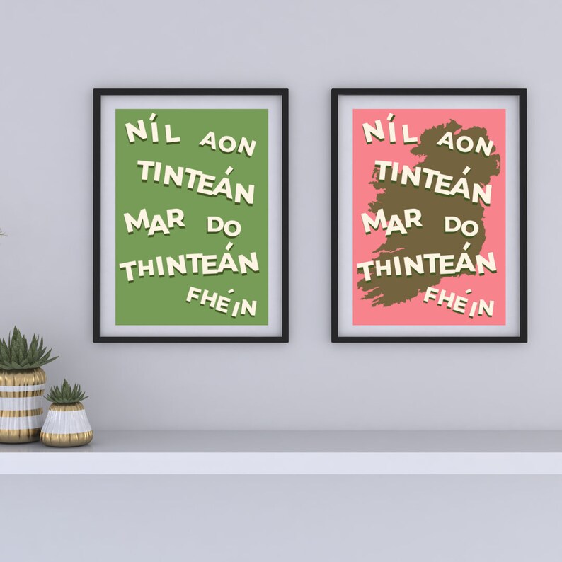 No Place Like Home // Irish Print
