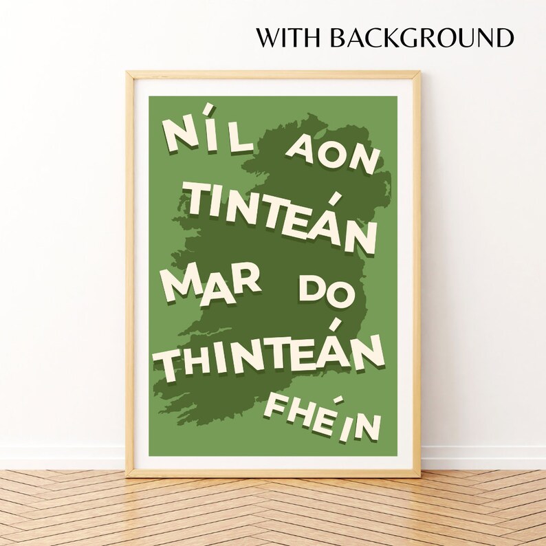 No Place Like Home // Irish Print