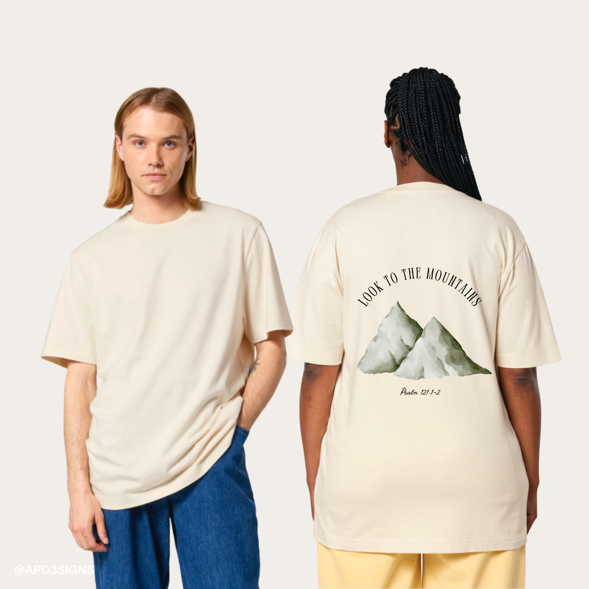 Look to the Mountains // Unisex T-Shirt (Pre-Order 6 weeks)