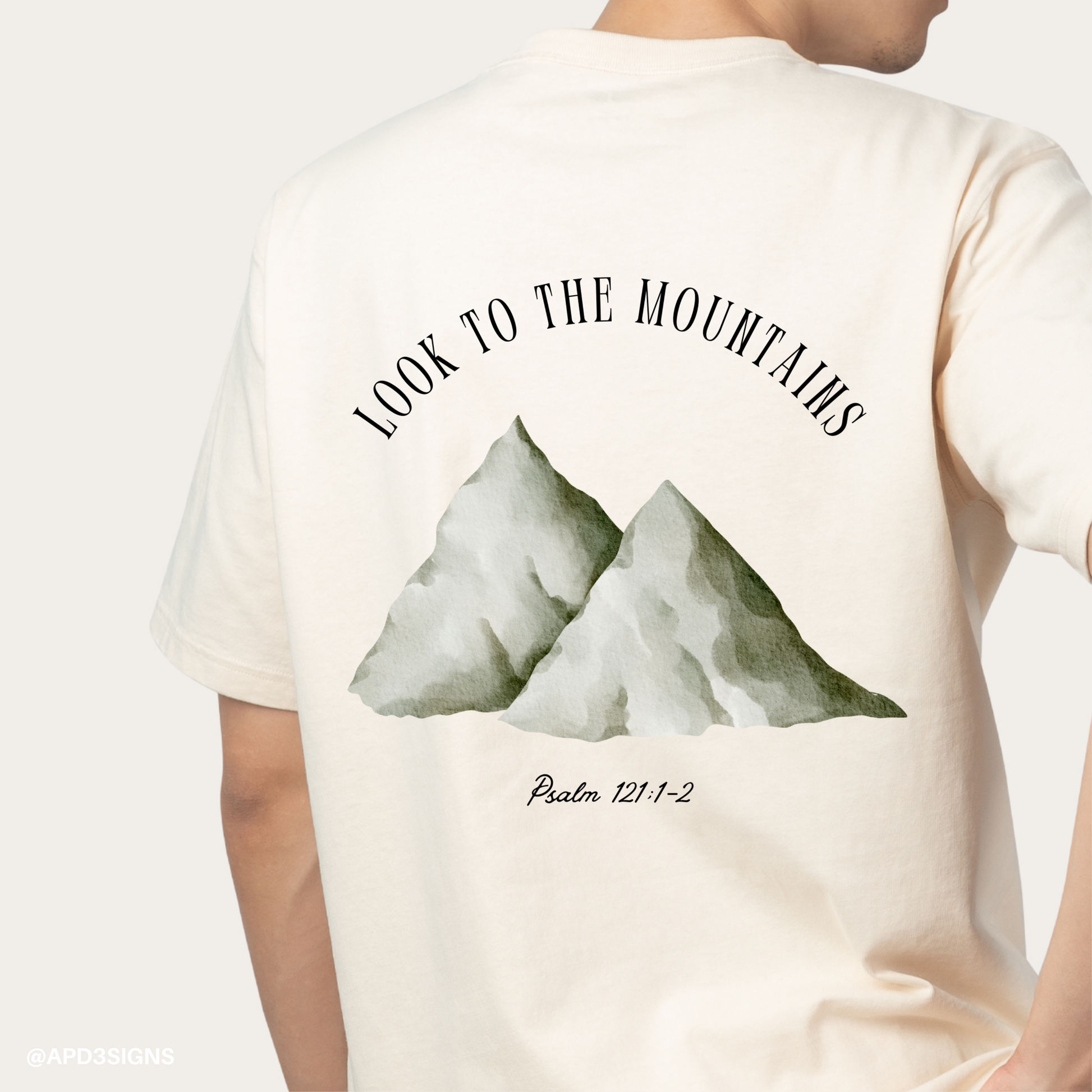 Look to the Mountains // Unisex T-Shirt (Pre-Order 6 weeks)