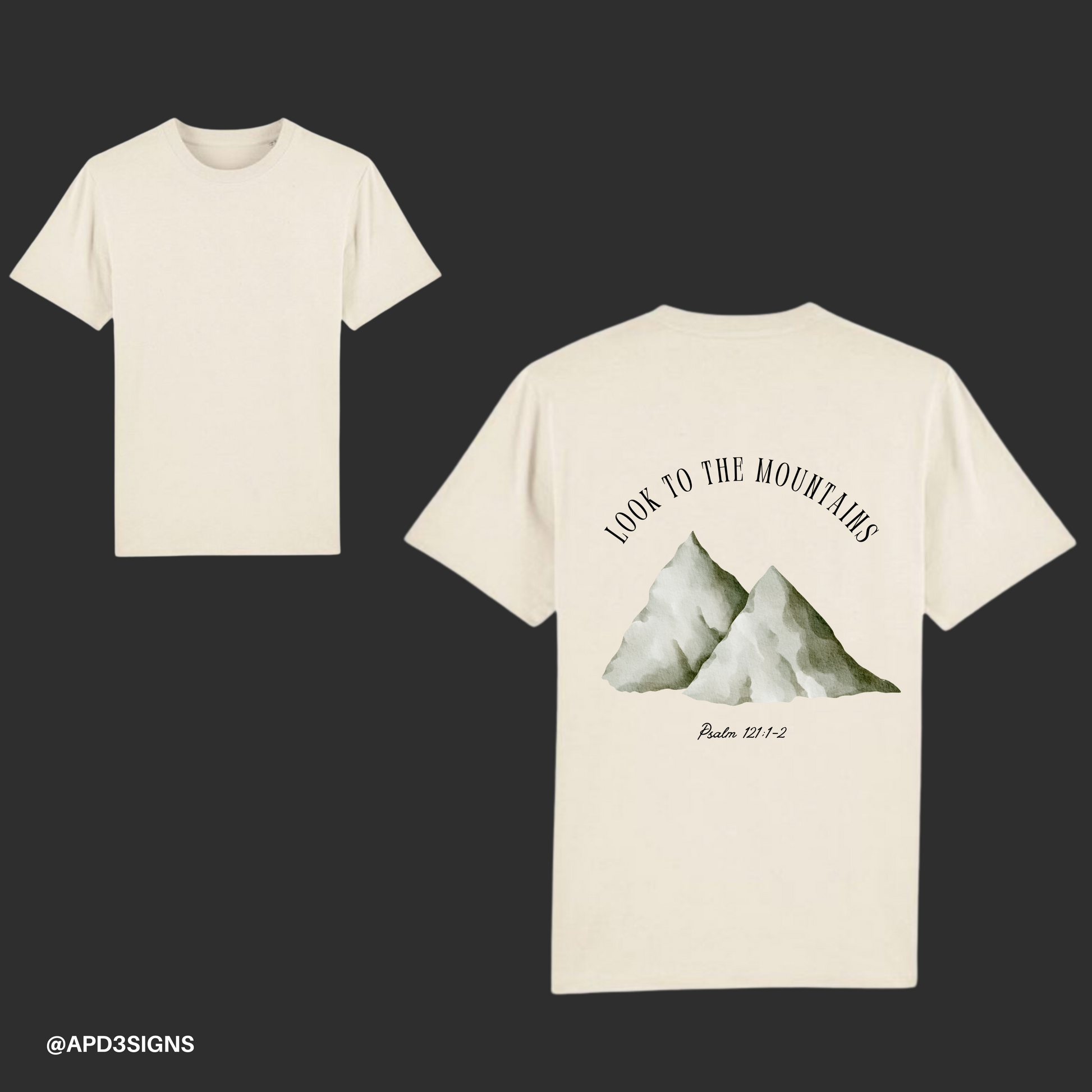 Look to the Mountains // Unisex T-Shirt (Pre-Order 6 weeks)