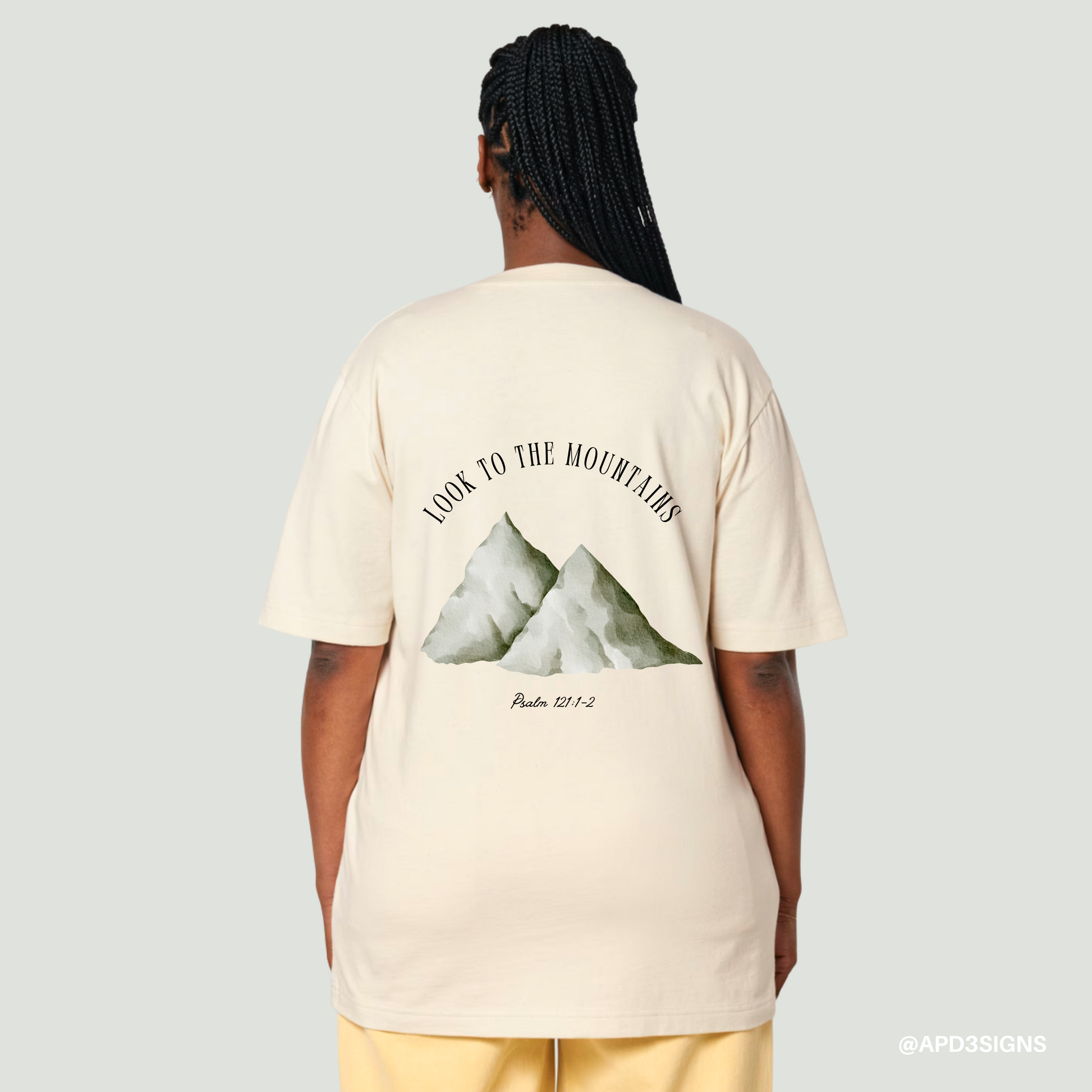 Look to the Mountains // Unisex T-Shirt (Pre-Order 6 weeks)