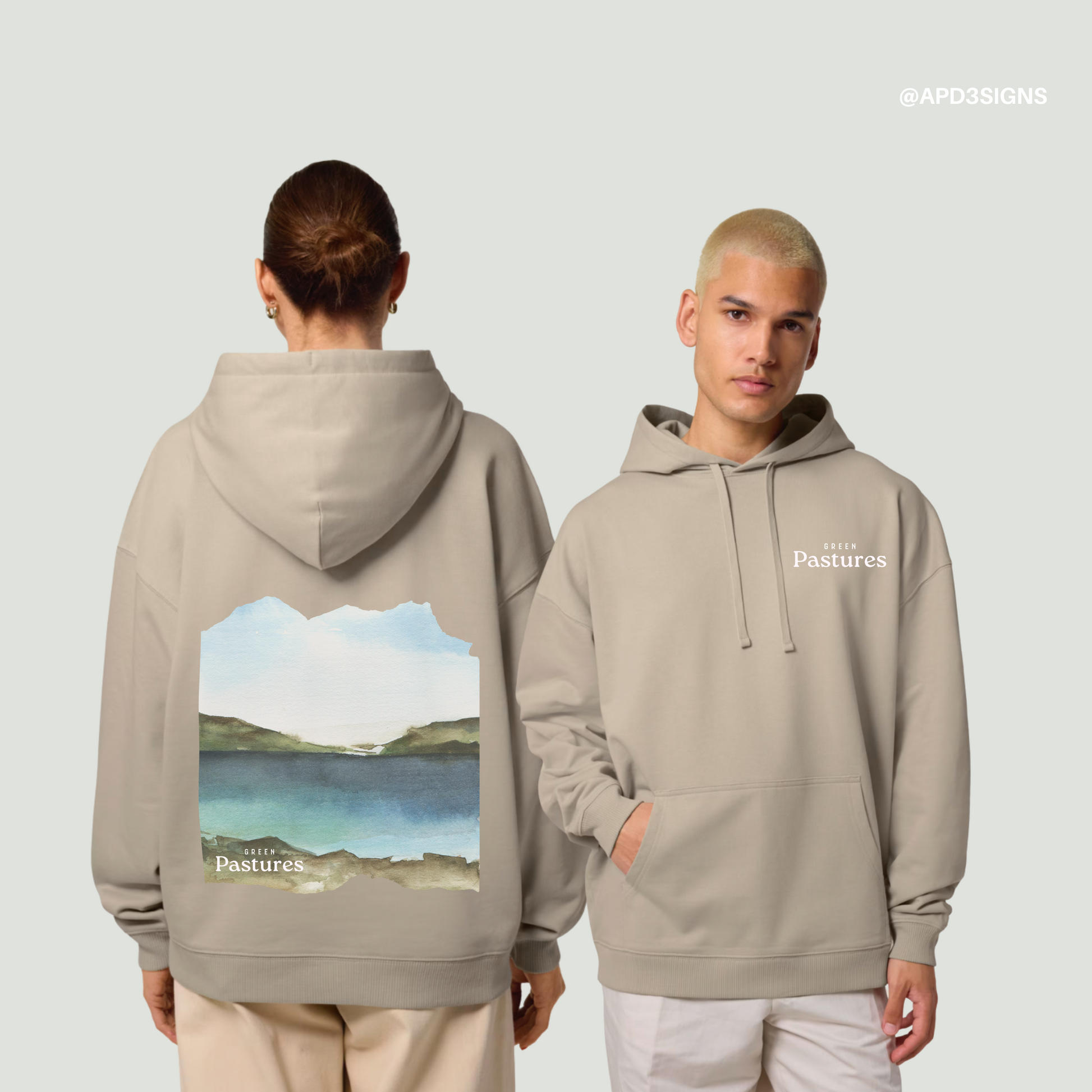 Green Pastures  // Unisex Hoodie (Pre-order 6 weeks)