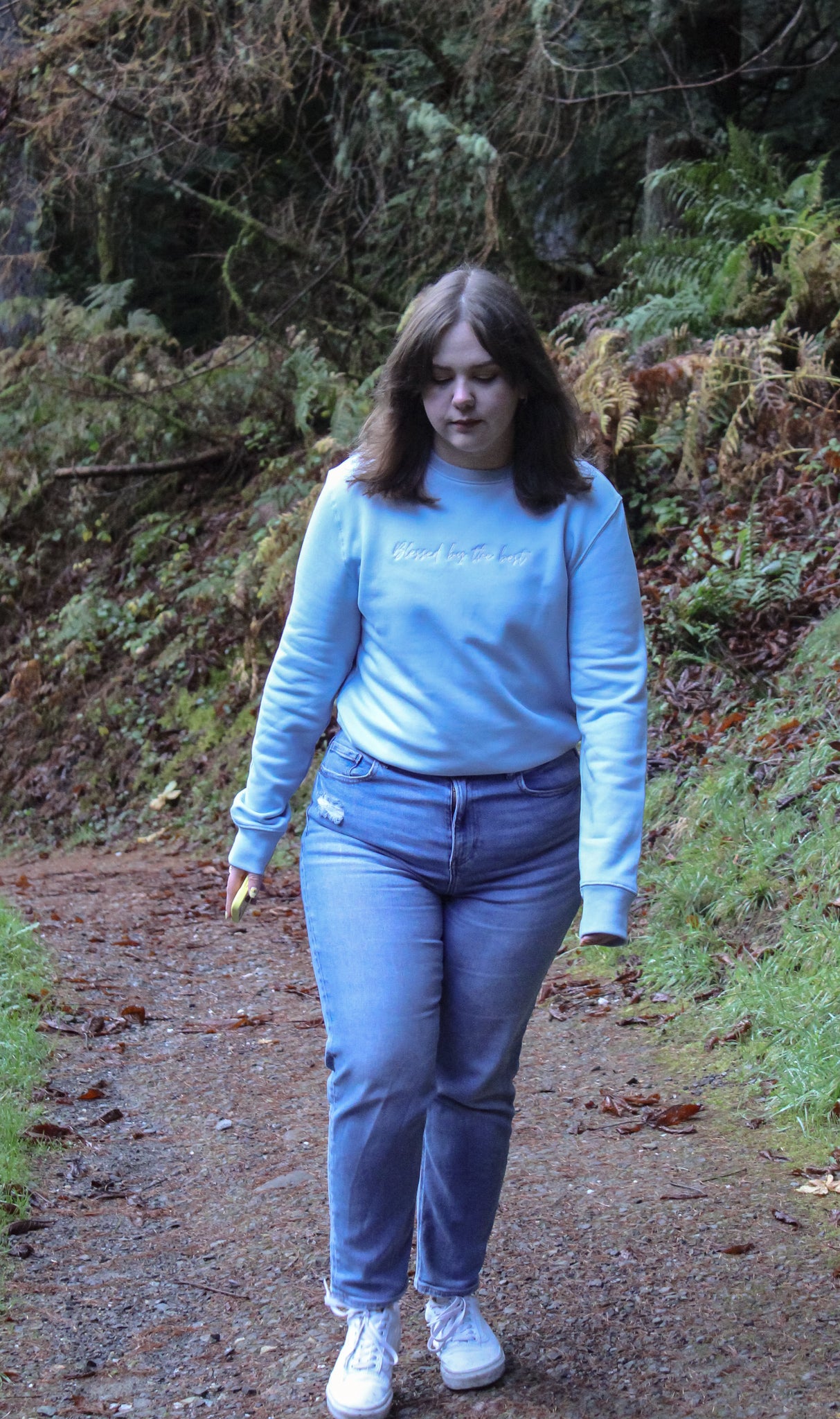 Blessed by the Best (embroidered)  // Unisex Organic Crewneck